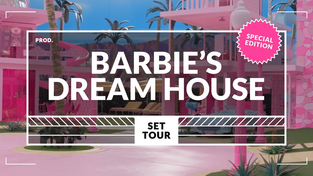 Video - Barbie - INSIDE THE BARBIE DREAMHOUSE WITH MARGOT ROBBIE AND ARCHITECTURAL DIGEST 