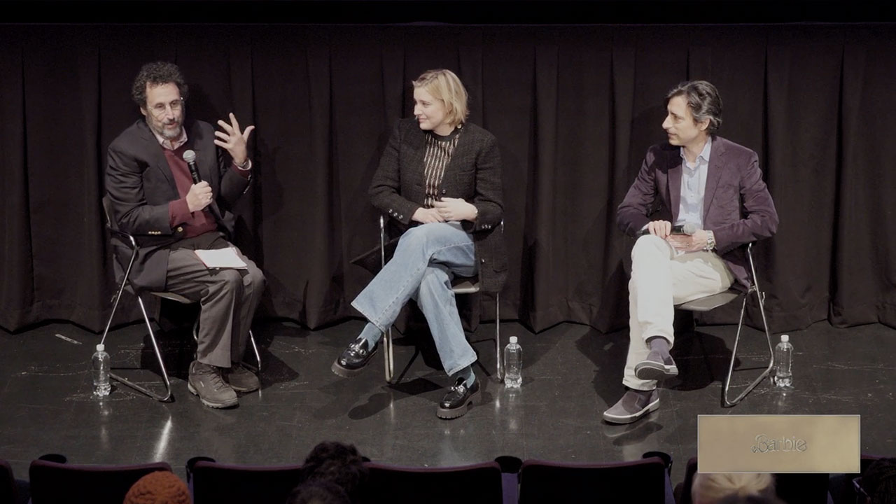 Video - Barbie - Greta Gerwig & Noah Baumbach in Conversation with Tony Kushner 