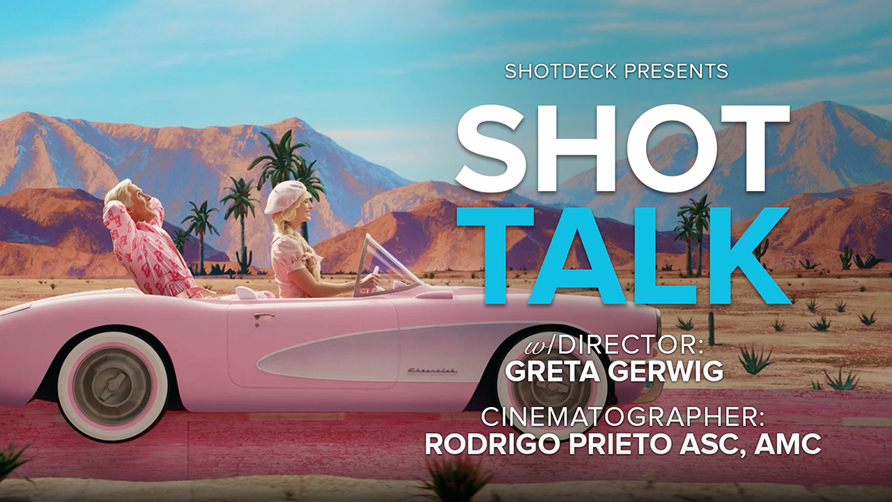 Cinematographer RODRIGO PRIETO and Writer/Director GRETA GERWIG sit down with Lawrence Sher on Shot Talk to discuss the striking and moving visuals of Barbie